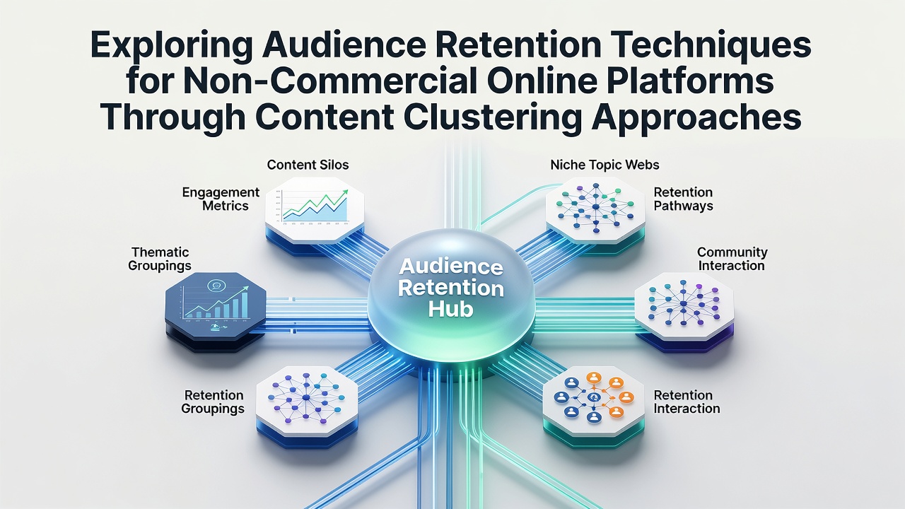 Exploring Audience Retention Techniques for Non-Commercial Online Platforms Through Content Clustering Approaches